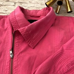 Hurley New Wave 1980s canvas jacket asymmetrical